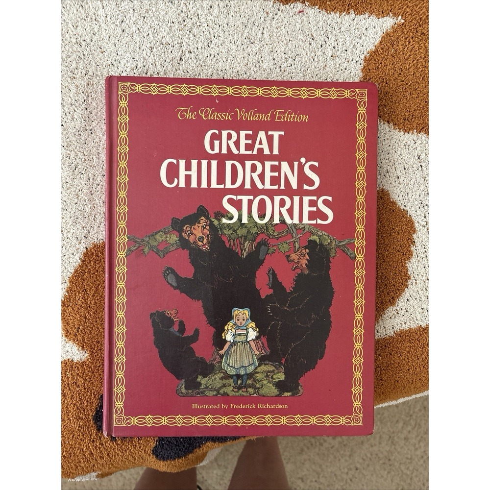 Great Children's Stories The Classic Volland Edition 1972 Hard Cover Book Good
